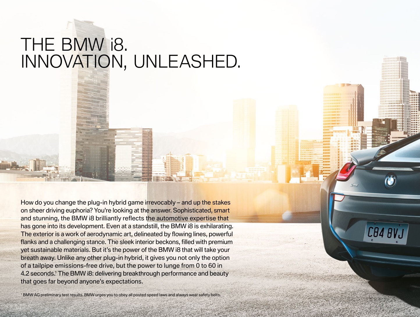 2014 BMW i8 Brochure Page 24